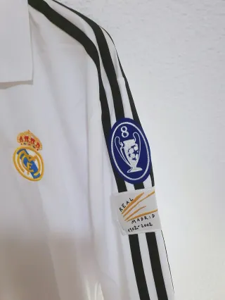 Camiseta Zidane Volea 5 Real Madrid Champions 2000