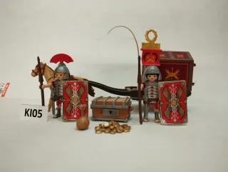 Playmobil Romano Carro Tesoro Soldados
