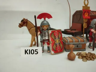 Playmobil Romano Carro Tesoro Soldados