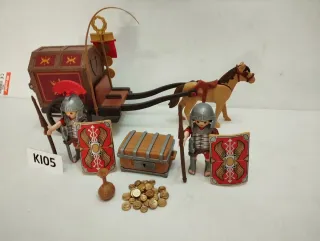 Playmobil Romano Carro Tesoro Soldados