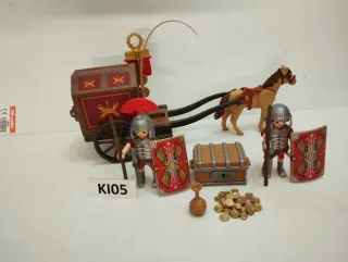 Playmobil Romano Carro Tesoro Soldados