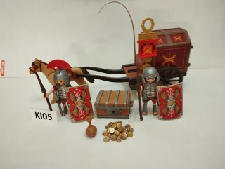 Playmobil Romano Carro Tesoro Soldados