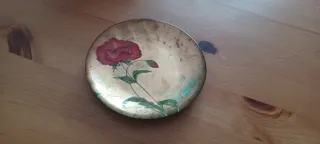 Piattino decorato papavero vintage