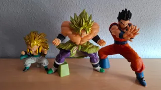 Figuras Dragon Ball (Broly, Gohan, Gotenk)
