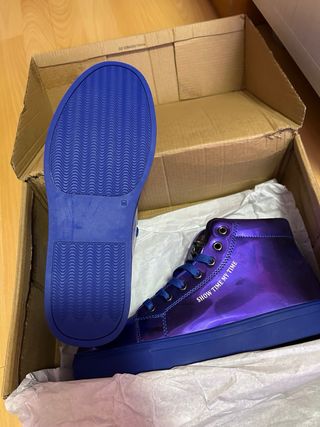 Sneakers sportive blu e viola taglia 40