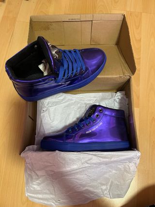 Sneakers sportive blu e viola taglia 40