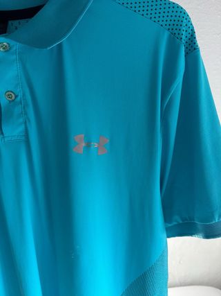 Polo Under Armour Talla L Azul Turquesa