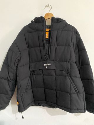 Cazadora Timberland Negra Acolchada