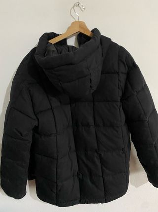 Cazadora Timberland Negra Acolchada