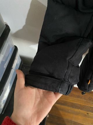 Cazadora Timberland Negra Acolchada