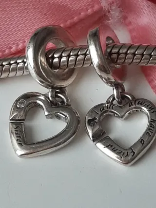 Charm Corazón Plata S925 Sis