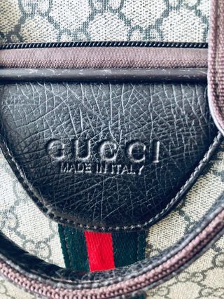 Bolso de viaje Gucci rígido