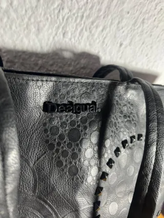 Bolso Desigual Negro Piel