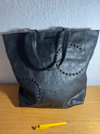 Bolso Desigual Negro Piel
