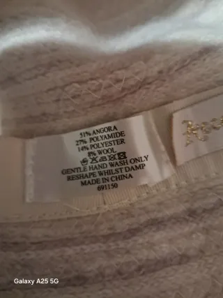 Cappello Accessorize Beige Bianco