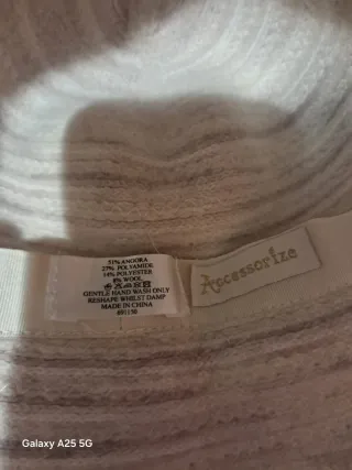 Cappello Accessorize Beige Bianco