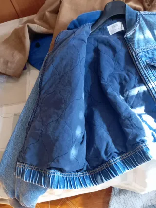 Chaqueta vaquera bomber niña 13-14 años,