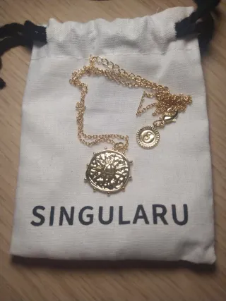 Collar Singularu Sun Baño Oro