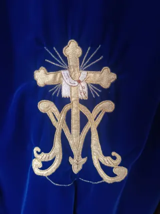 Traje Costaleras María Cruz Terciopelo bordado