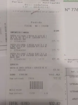 Puerta Interior Oslo Leroy Merlyn Nogal