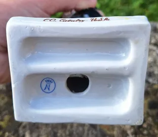 Porcelana Capodimonte Comandante - Firmado