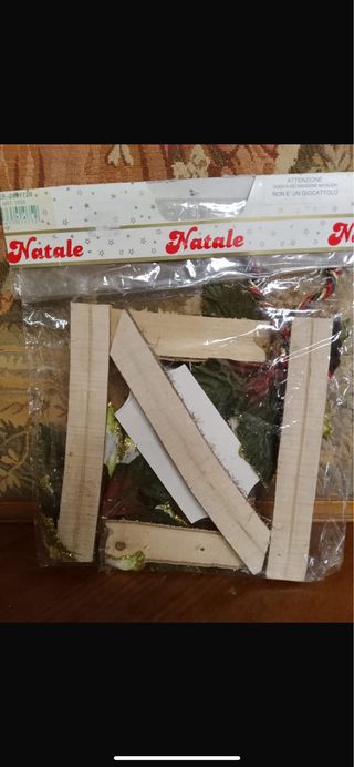 Decorazione natalizia legno