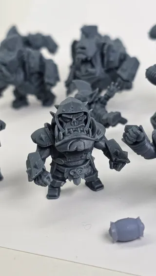 Equipo Chibi Orcos Bloodbowl