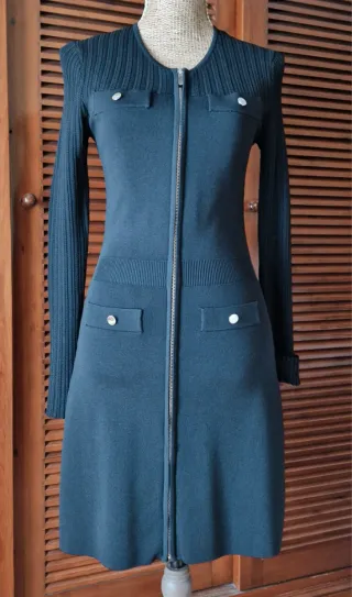 Vestido Morgan punto cremallera