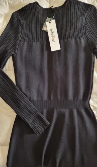 Vestido Morgan punto cremallera