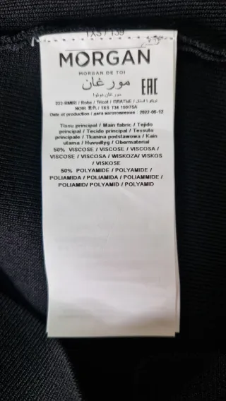 Vestido Morgan punto cremallera