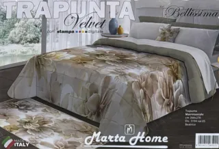 Trapunta Matrimoniale Marta Home Velvet