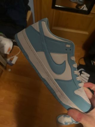 Zapatillas Nike Dunk Low Azul y Blanco