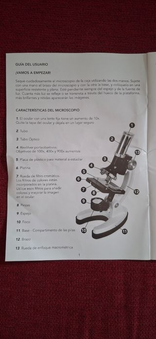 Microscopio Juguettos con maletín