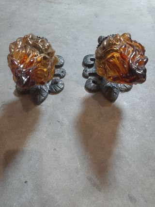 Apliques de pared estilo llama