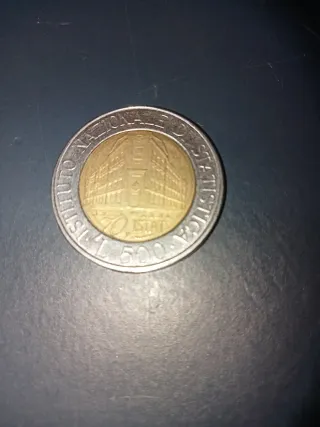 Lotto 4 monete 500 Lire commemorative