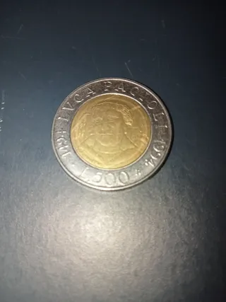 Lotto 4 monete 500 Lire commemorative