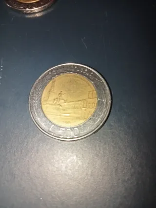 Lotto 4 monete 500 Lire commemorative