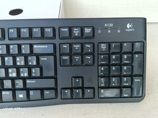 Tastiera Logitech K120 Nera
