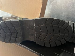 Stivali verdi con cerniera