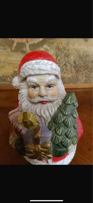 Statua Babbo Natale in ceramica