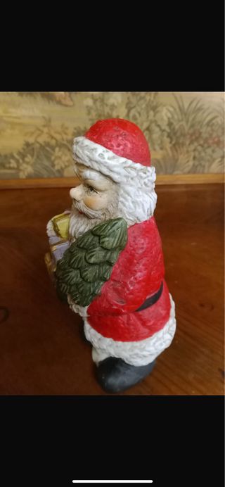 Statua Babbo Natale in ceramica