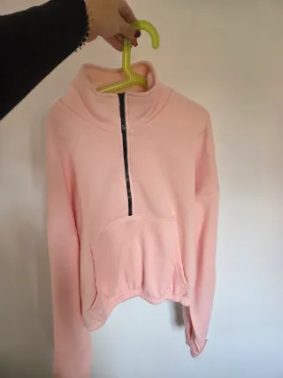 Sudadera PrettyLittleThing Rosa Talla S