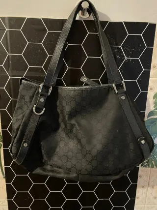 Borsa Gucci monogram nera vintage