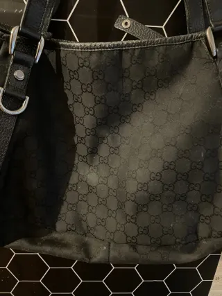 Borsa Gucci monogram nera vintage
