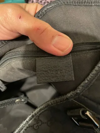 Borsa Gucci monogram nera vintage
