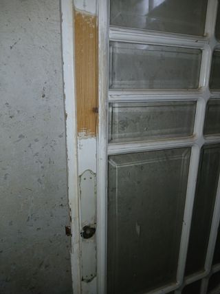 Puertas antiguas madera y cristal art deco