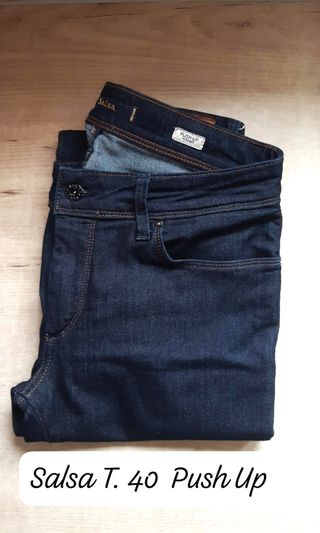 Pantalones Salsa Push Up Talla 40 Mujer
