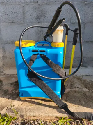 Sulfatador Mochila Azul y Amarillo