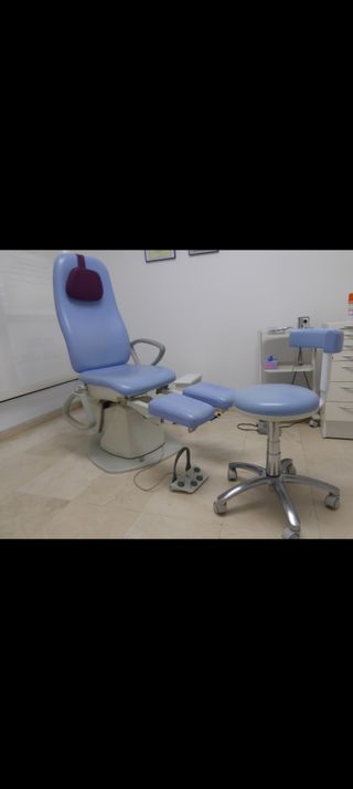 Sillon podologia y taburete