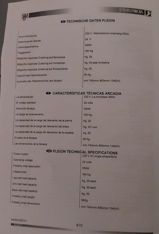 Sillon podologia y taburete